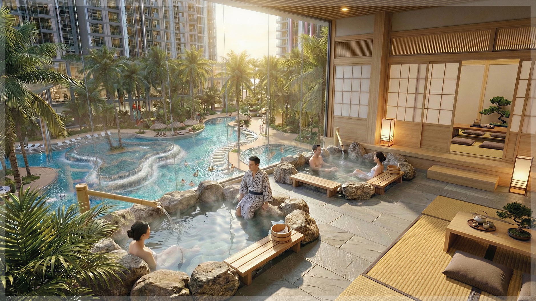 Bể khoáng nóng JACUZZI